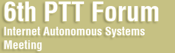 6 PTT Frum - Encontro dos Sistemas Autnomos da Internet no Brasil